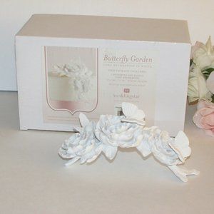 NEW Wedding Cake Topper BUTTERFLY GARDEN Bridal Decor Cottagecore Cake Decoratin